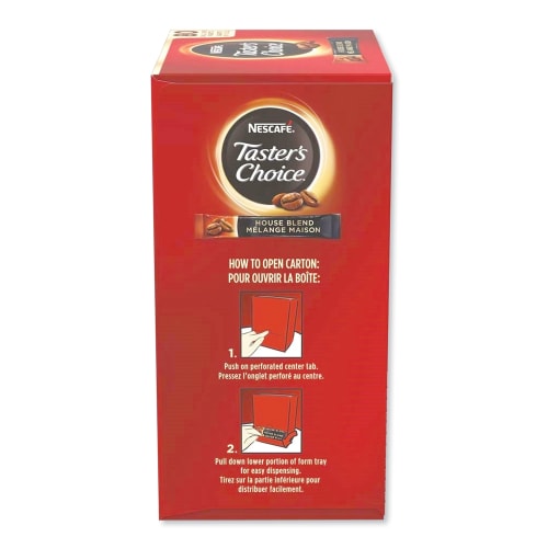 NesCafe Taster's Choice House Blend Instant Coffee .06 oz Stick, Regular, 80/Box